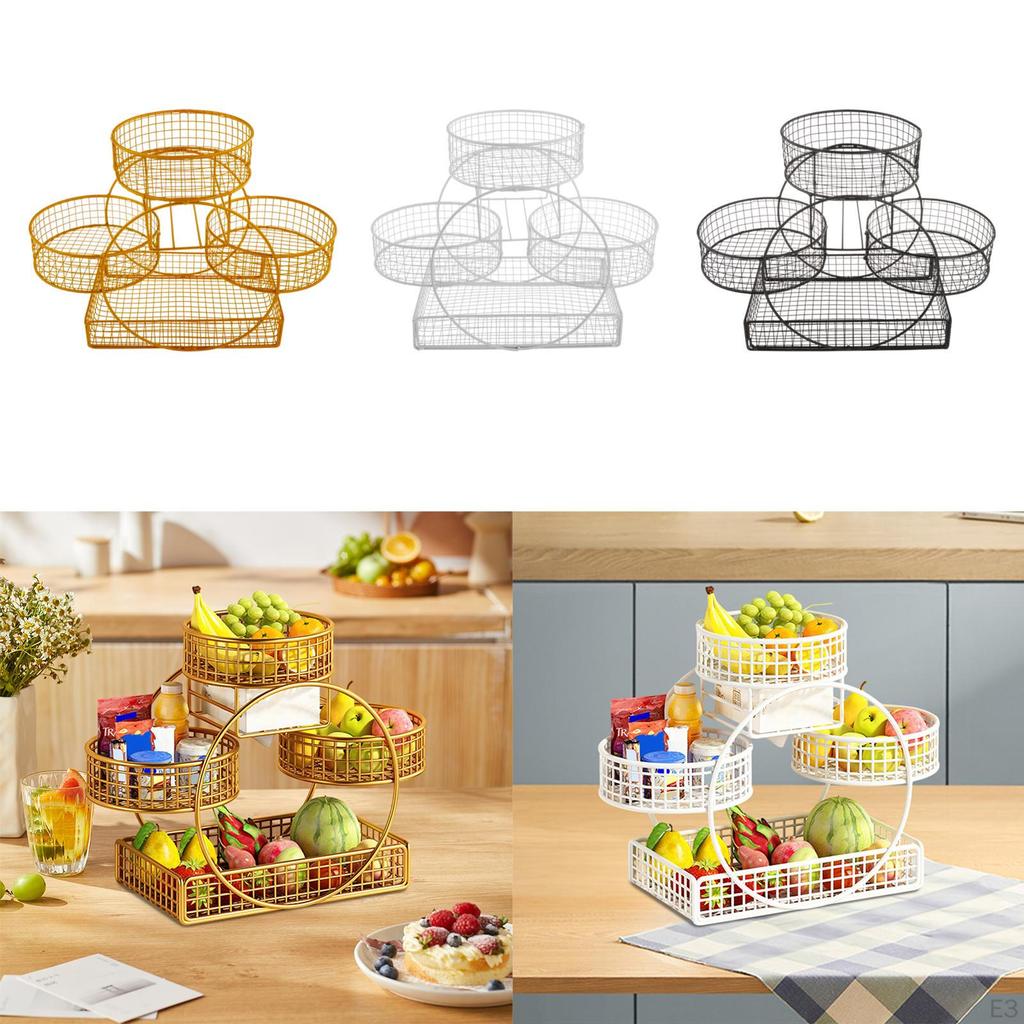 Επιτραπέζια Φρουτιέρα Μεγάλης Χωρητικότητας Πολλαπλών Επιπέδων Κεντρικό Στοιχείο Τραπεζιού Πάρτι Διακόσμηση Σπιτιού Φρούτα