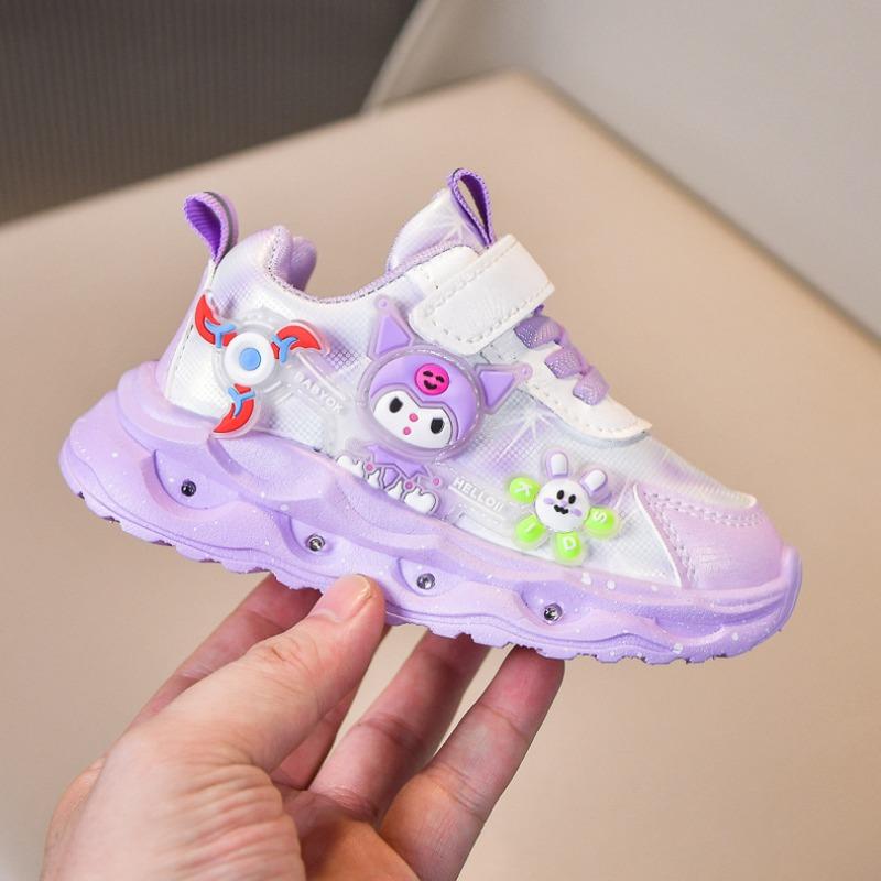 Nuove Sneakers Casual Cartoni Animati Luminose per Bambine | Scarpe Sportive LED a Suola Morbida per Bambini Piccoli, Calzature Sportive da Bambina