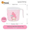 Wuhe Melody Cute Cartoon Tableware Set: Baby Bowl, Plate, and Spoon