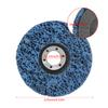 2Pcs 115mm Blue Poly Strip Wheel Disc Paint Rust Removal Tool for Angel Grinders