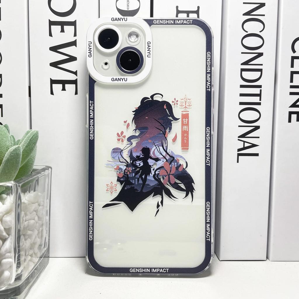 Genshin Impact Phone Case For iPhone 16 15 14 13 12 11 Pro Max Mini XS X XR SE 7 8 Plus HuTao Zhongli Raiden Shogun Xiao Funda