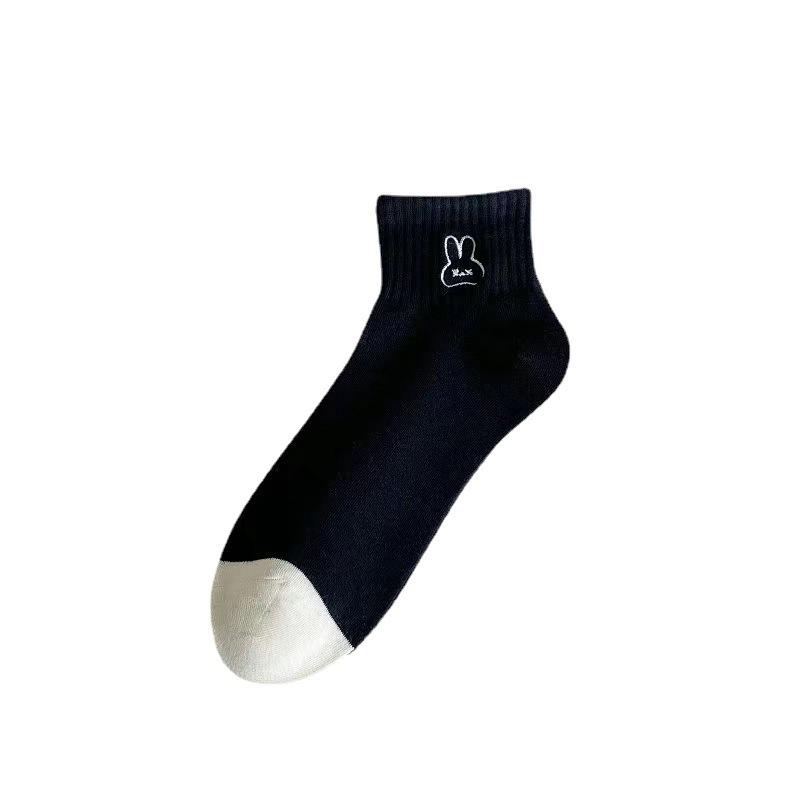 Women's Short Socks for Spring and Summer, Thin Size 5, Versatile, Simple and Stylish, Comfortable and Trendy Student Socks for Women