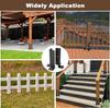 8 Adjustable Anchor Base Supports  for Pergola Posts  8pcs