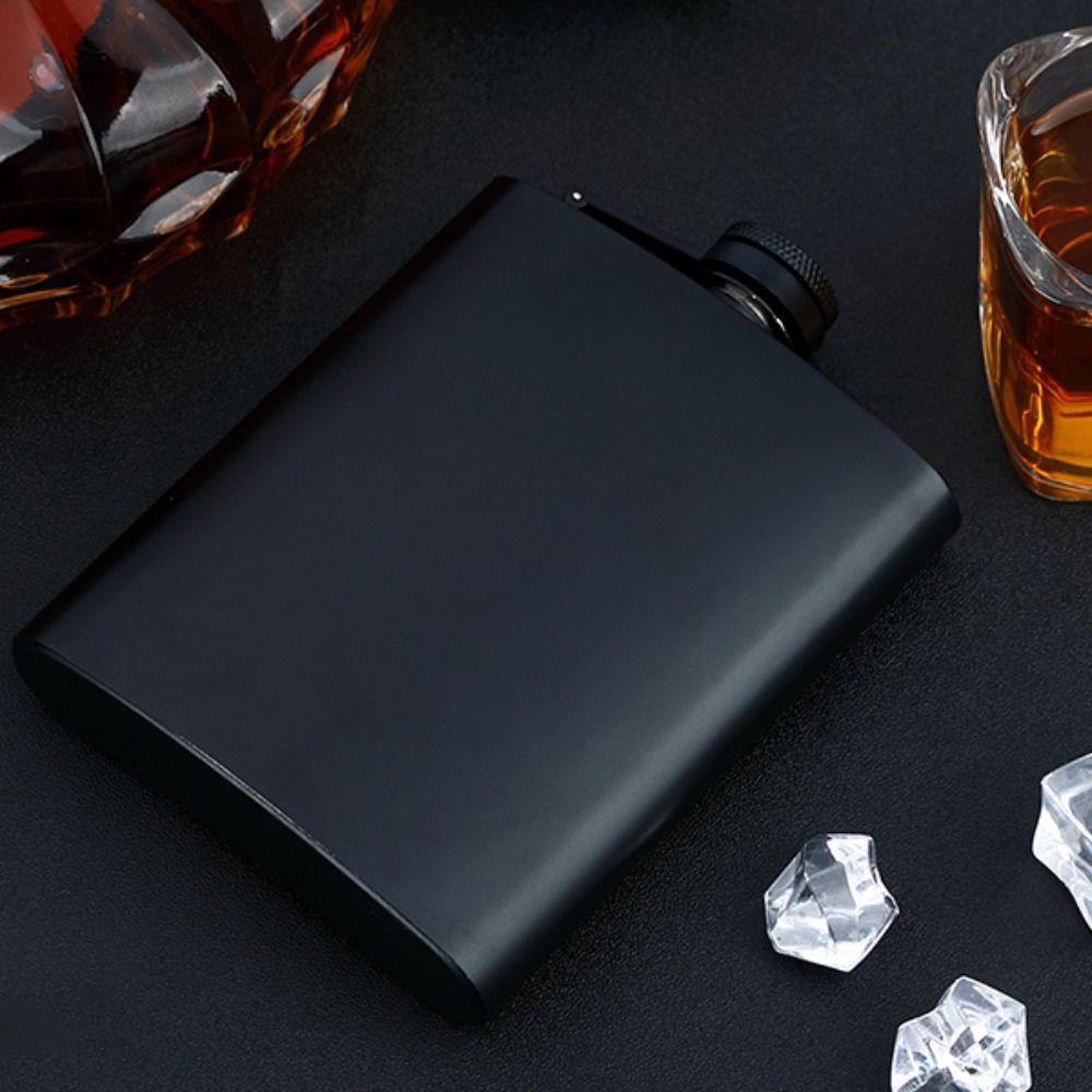 6/8/12 Oz Hip Flask Flat Liquor Flask Portable Whisky Bottle Man