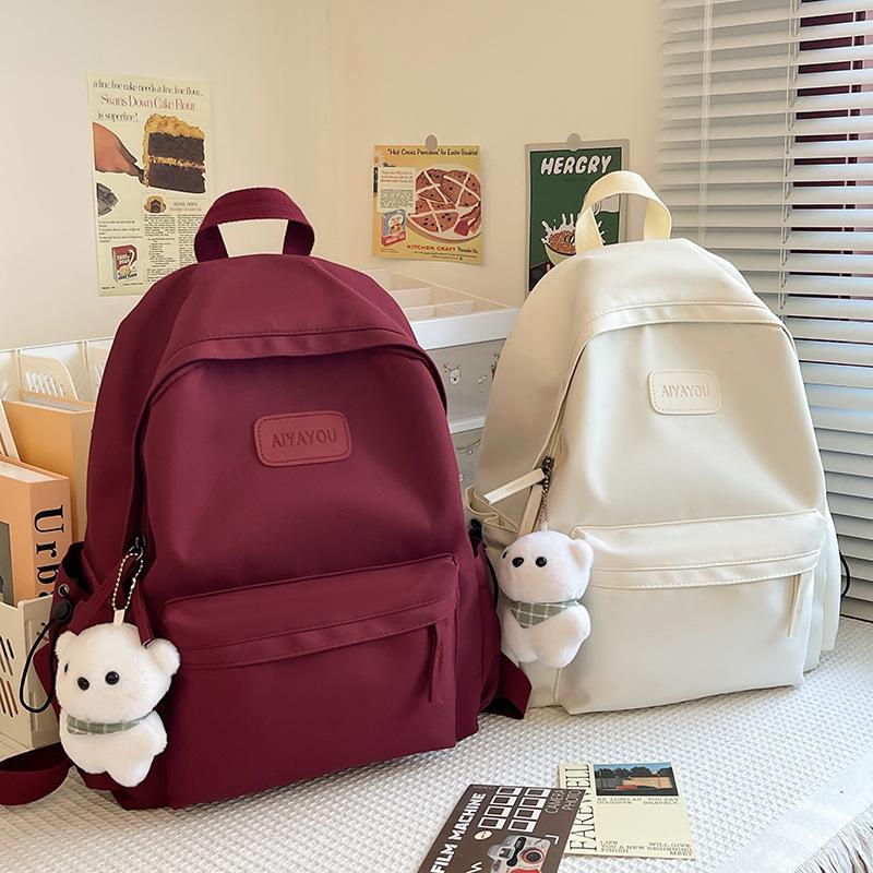 

New Backpack for Women Japanese Casual Junior High School Students High School Students School Bag College Students Large Capacity Backpack