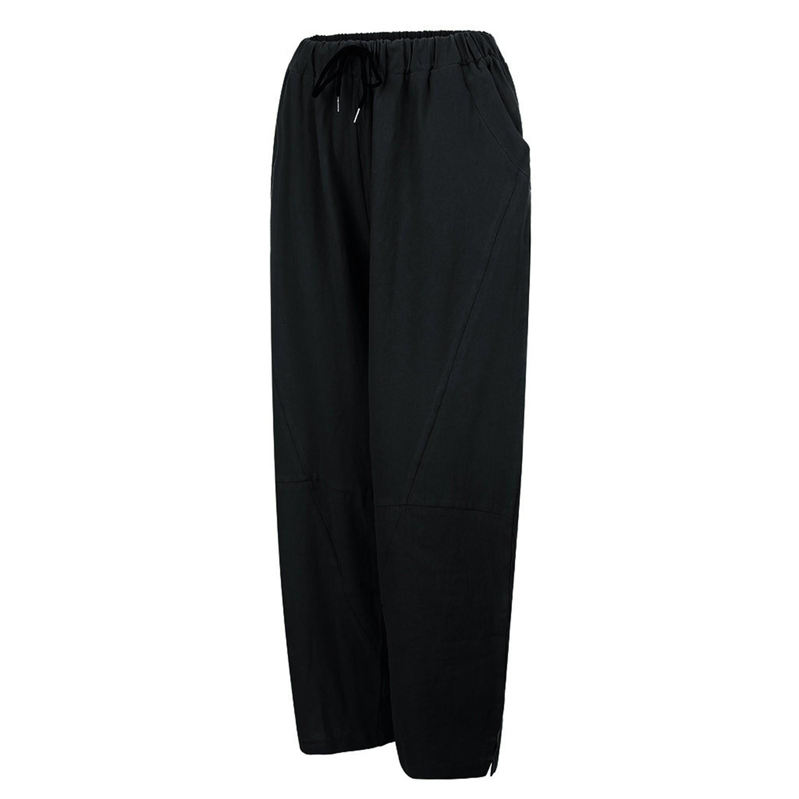 Модные мужские повседневные однотонные свободные спортивные штаны — фото 7