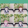 Lucifer Cartoon Cuddly Cat Plush Keychain Fun Gray Pink Brown Bag Charm Pendant