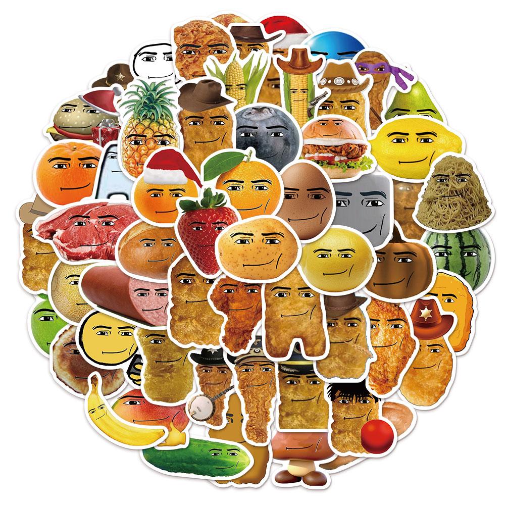 

58PCS Cartoon Fun and Humorous Series Stickers DIY Decoration Tablet Computer Water Cup Skateboard Toy Stickers 58PCS