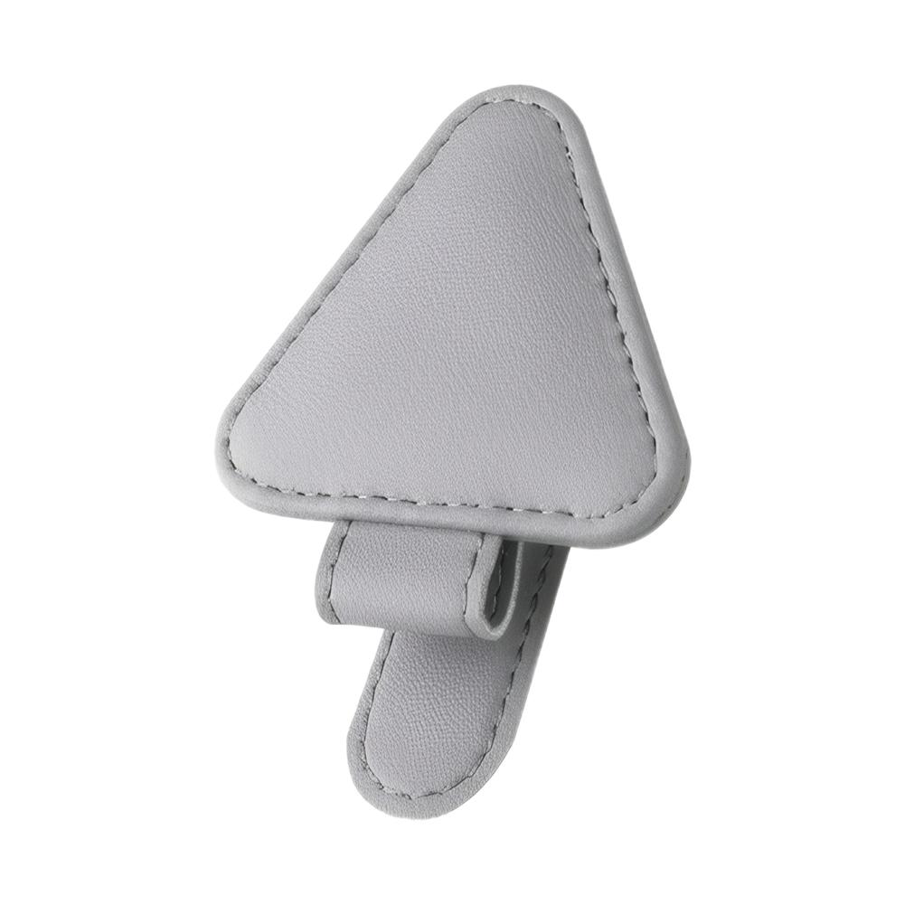 Universeller Sonnenblenden-Clip - Auto-Brillenhalter - Sonnenbrillenhalter - Microsoft Leder Brillenaufhänger