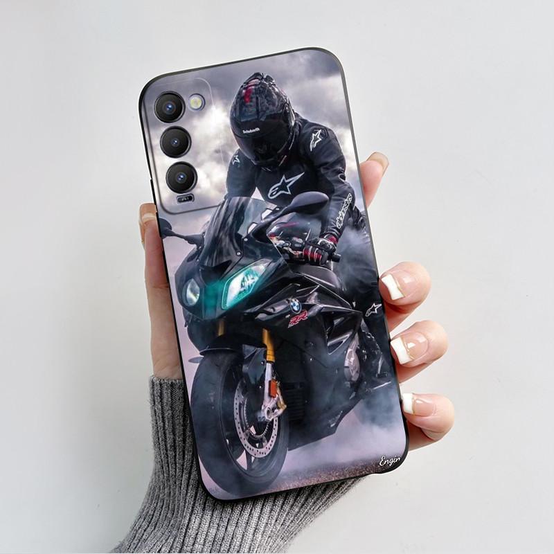 For Tecno Camon 18P Phone Case Shockproof Cover Cute Cartoon Love Heart Soft Funda For Tecno Camon 18 Premier Camon18 18i Bumper