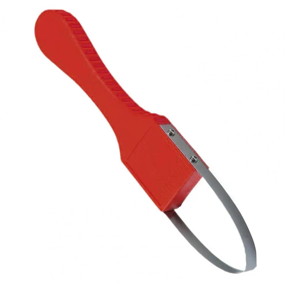 Handheld Loop Weeder Stainless Steel Weed Cutter with T-Handle Twist And Pull Weed Remover Manual Weeding Tool for Garden Lawn Y красный