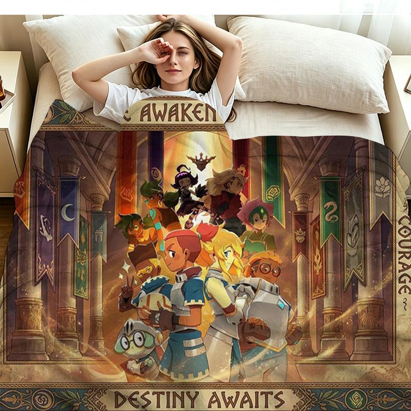 Dragon Striker Print Flannel Blanket High Quality Warm Comfortable Cover for All Seasons Perfect for Gifts Home Decor