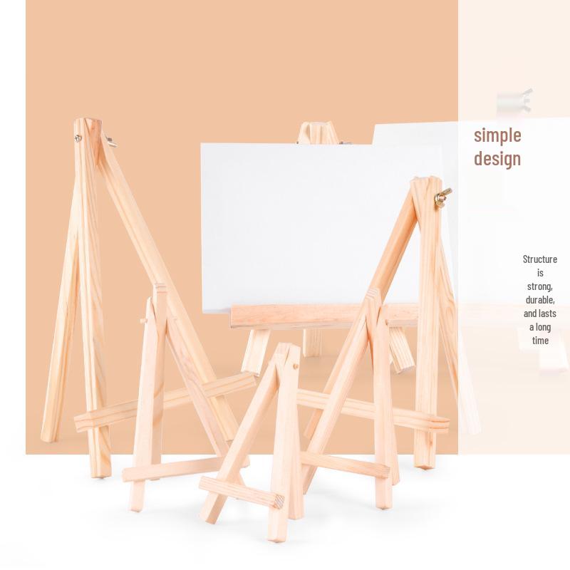 Children's Wooden Tabletop Easel for Art, Phone, and Tablet Display