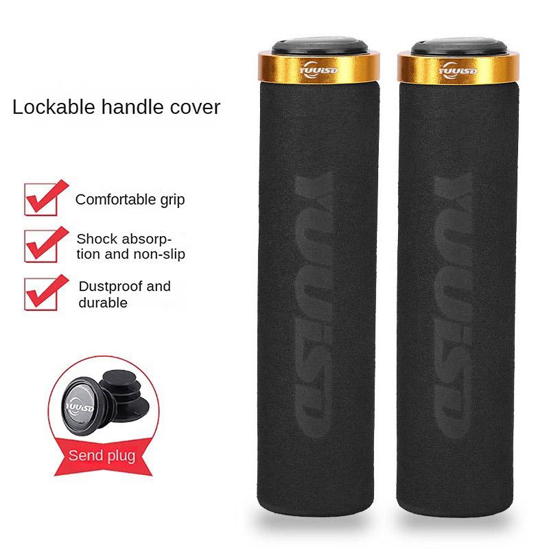

Mtb Bicycle Grips Sponge Shock-Absorbing Cycling Handlebar Sleeve Antislip Bike Handlebar Grip Comfort Fit Bmx Parts Accessories