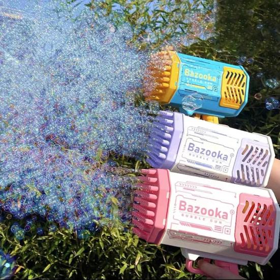 

Перезаряжаемая электрическая машина для изготовления пузырьков, портативная модная игрушка для свадьбы на открытом воздухе и в помещении, 80 отверстий