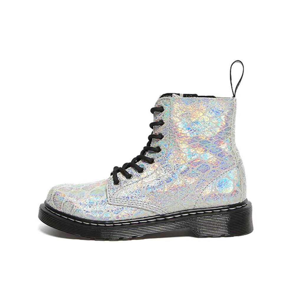 Dr. Martens Stivaletti Junior 1460 Pascal Zip Stivali Bambino Argento 26027045