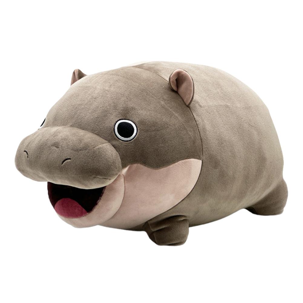 

Moo Deng Hippo плюшевая мягкая подушка в виде младенца-бегемота, мультяшная подушка-бегемот для детей/взрослых