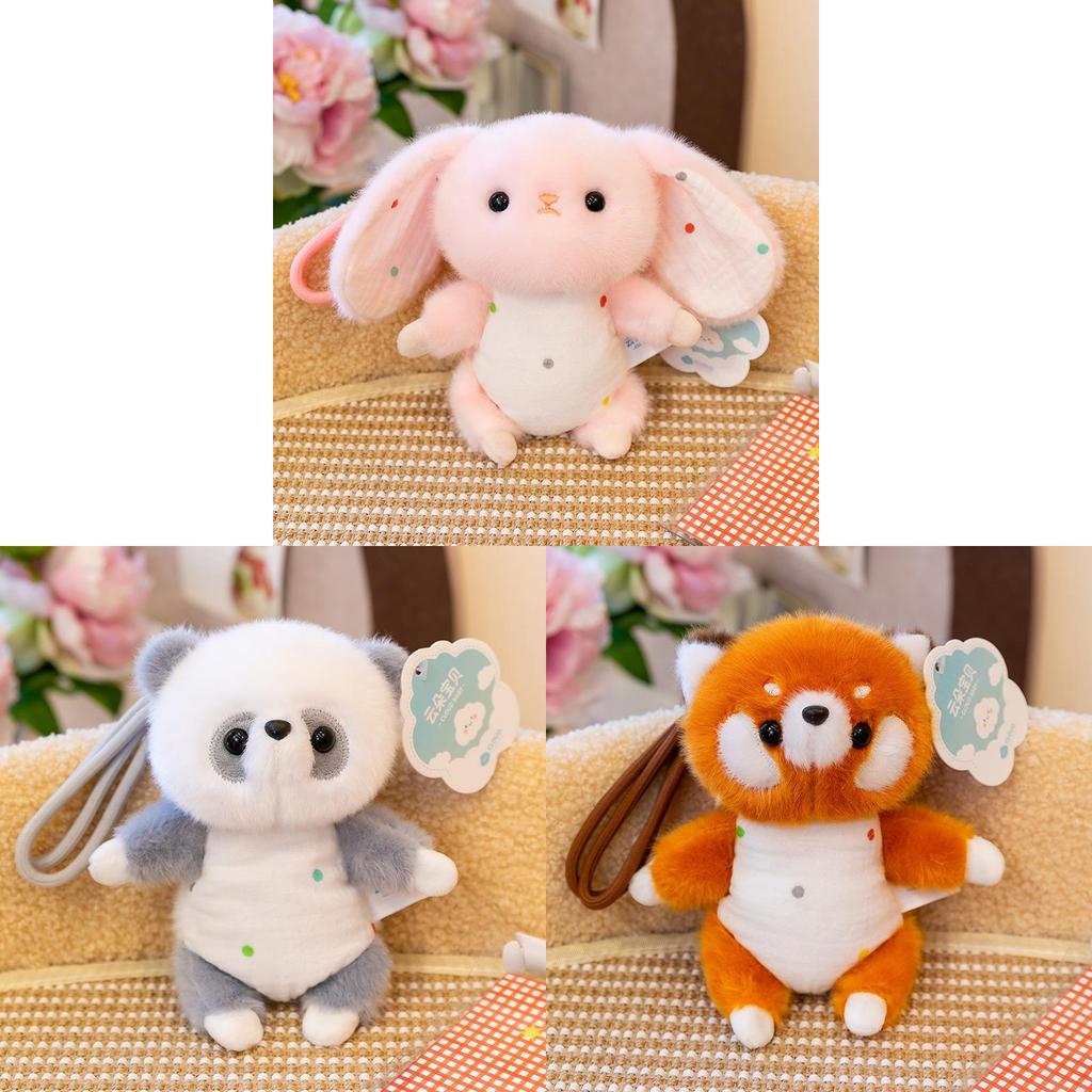 Magnete da Frigorifero Cartoon Panda con Peluche per Decorazione Camera dei Bambini
