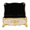 Decorative Jewelry Box with Rose Pattern Vintage Trinket Organizer Box Case for Ring Earrings Necklaces