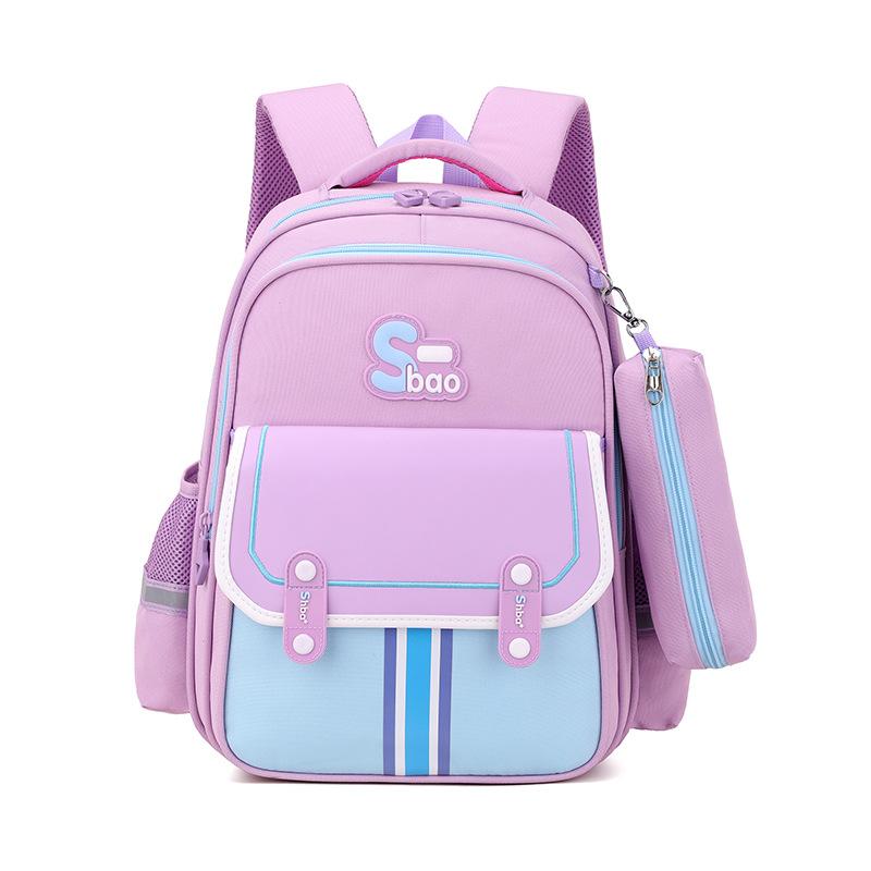 Children's Backpack Girls Large Capacity Schoolbag Girls Lightweight Burden Reduction and Spine Protection Small Backpack