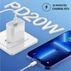 20W PD Fast Wall Charger for iPhone 15 14 Plus 11 12 13 Pro Max X XR XS 8 EU US Plug Quick Charging USB-C Power Adapter With Box