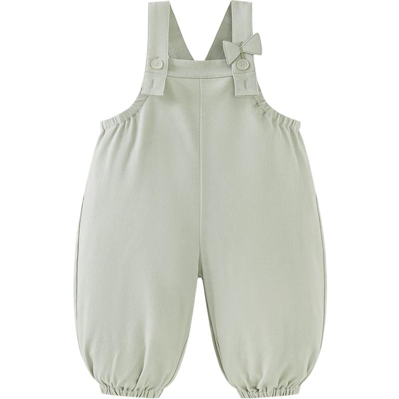Mini Balabala Girls  2025 New Style Loose Overalls 100