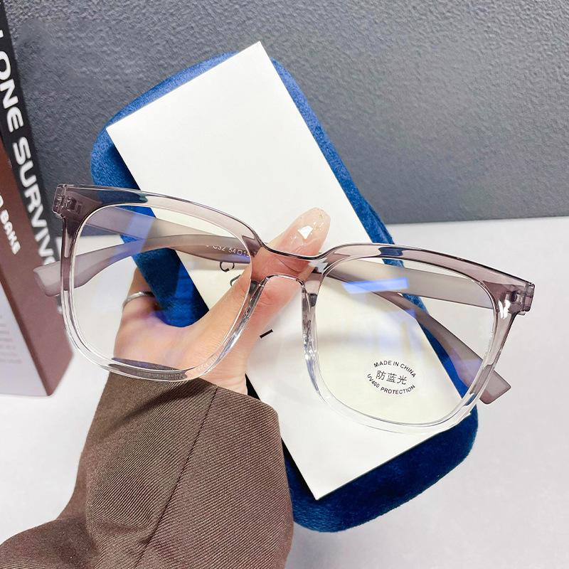 Gradient Green Fashion Square Anti Blue Light Glasses Women Luxury Brand Big Frame Presbyopia Eyeglasses Female Reading Glasses