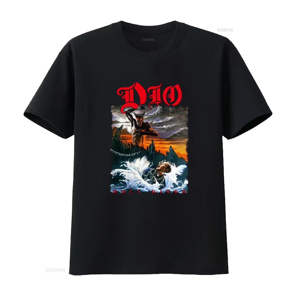 DIO Holy Diver T-Shirt für Herren Erhältlich in den Größen S bis 5XL Leicht gedehnt Designer-Kleidung