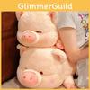 Cute Pink Pig Plush Toy Pillow For Girls And Children Short Plush And Pp Cotton Filling 40x22x20cm