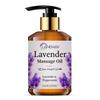 Olio da Massaggio Lavanda e Menta Piperita, Senza Parabeni, Cura del Corpo Idratante e Ammorbidente per Tutti i Tipi di Pelle, Lenitivo per il Tono della Pelle