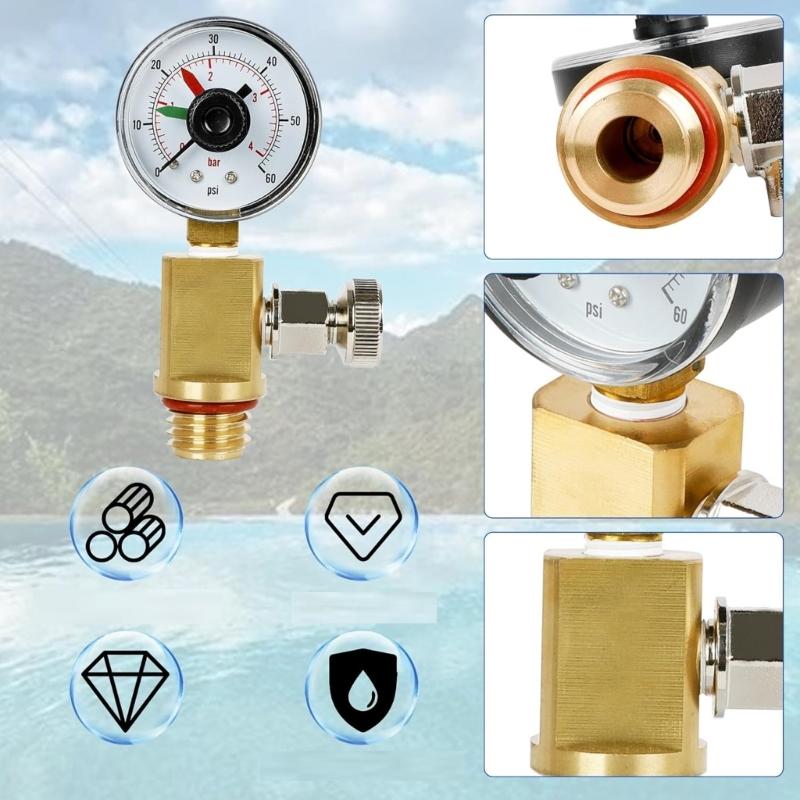 

Brass Manual Pressure Release Valves for Swimming Pool Equipment Maintenance Pool Filter Replacement Parts Accessories China Mainland