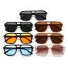 Men's Sunglasses, Rice Nail Square Retro Women's Sunglasses.