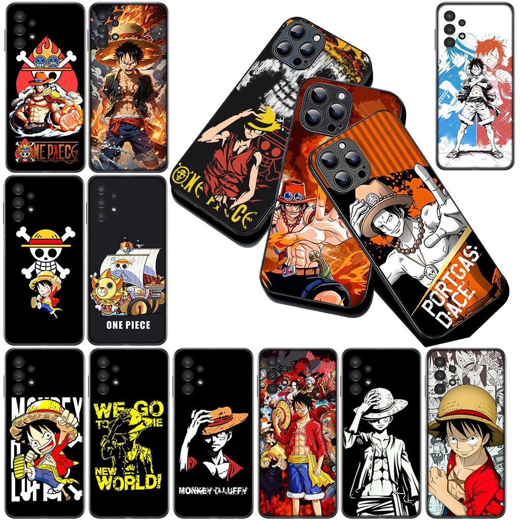 For Apple iPhone 16 14 15 Plus 11 Pro Max 16E ProMax + 16Plus 15+ 14+ Phone Cover Soft Case Portgas D Ace One Pieces Luffy