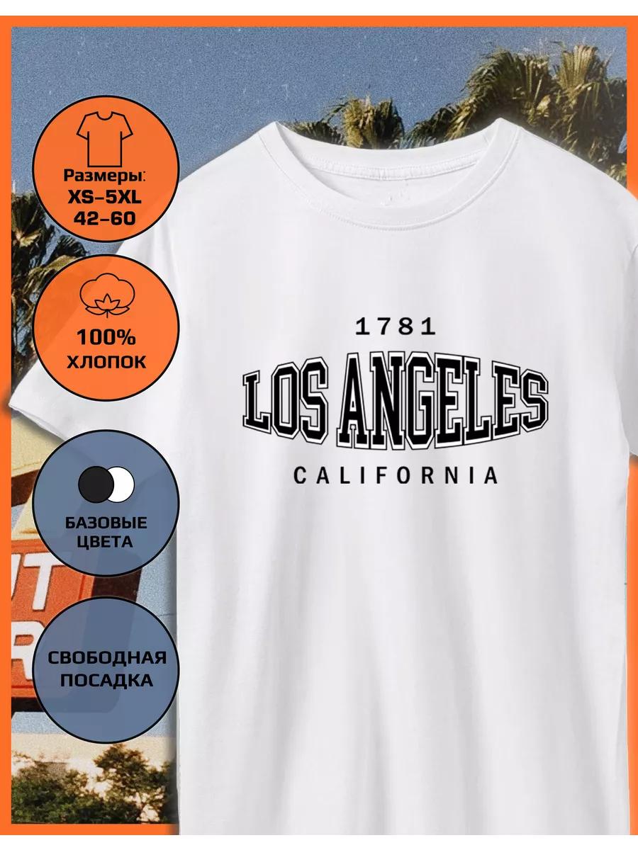 T-shirt with a print of the city of America Los Angeles S