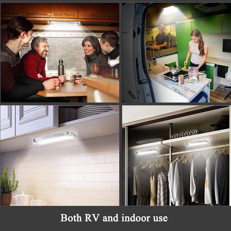 LED Reading Light 12-24V COB Interior Ceiling Lamp With On/Off Switch Universal Car Truck High Brightness Cab Roof Panel Lamp