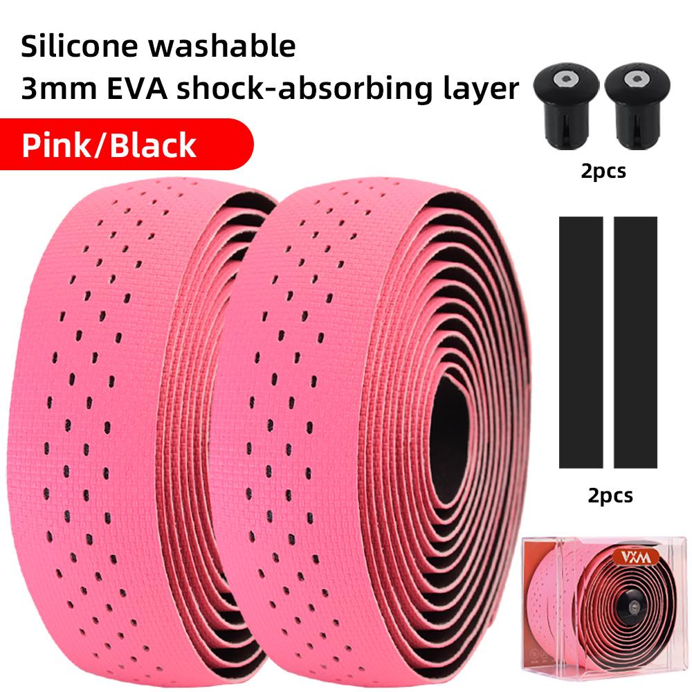 

Road Bicycle Handlebar Tape Silicone Washable Non-Slip Comfort Durable Ergonomic Flexible Lightweight for Road Cycling Riders