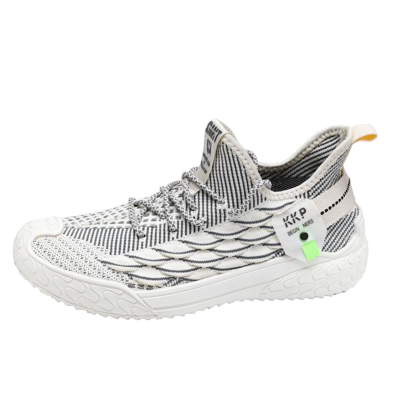 Summer Men Mesh Walking Shoes Lace-up Casual Outdoor Sports Running Shoes  New Sneakers Men Flat Tennis Shoes