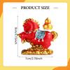 Horse Figurine Animal Sculpture Resin Fine Craftsmanship Fengshui Tabletop Decoration for