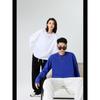 Live Broadcast 230g Heavyweight Pure Cotton Solid Color Long Sleeve T-Shirt with Printed Logo