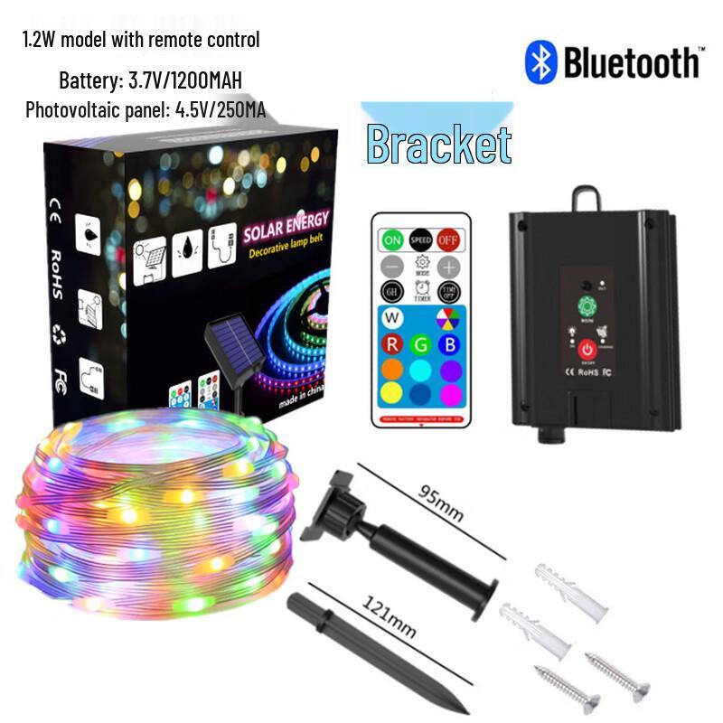 Nufeng Solar LED Copper Wire String Lights