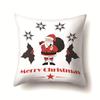 European and American Christmas Santa Claus Christmas Tree Creative Polyester Pillow Case Fashion Home Pillow Case
