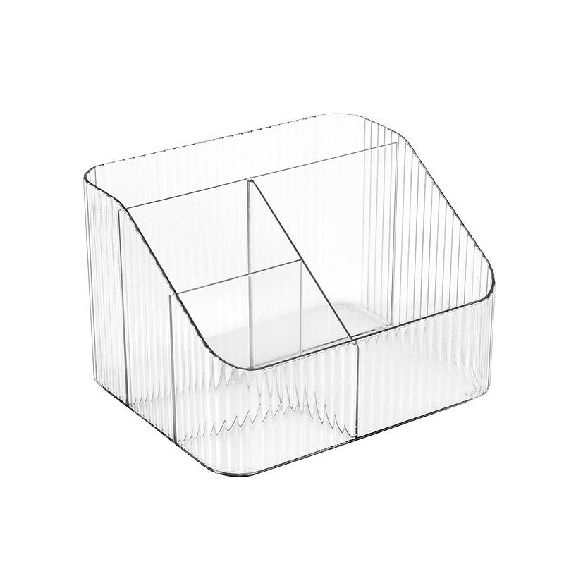 Acrylic Cosmetic Organizer: Clear Desktop Storage for Makeup, Skincare, and Miscellaneous Items