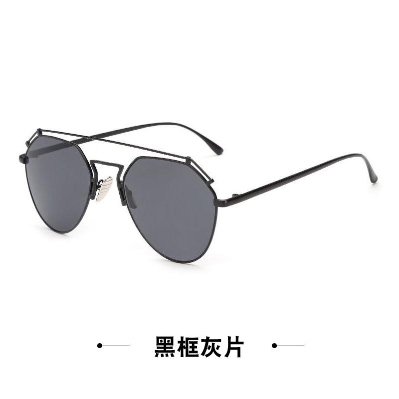 Han Chao Sunglasses Women S Polygon, Hollow, Sunglasses Irregular Retro Large Frame Marine Sunglasses Men
