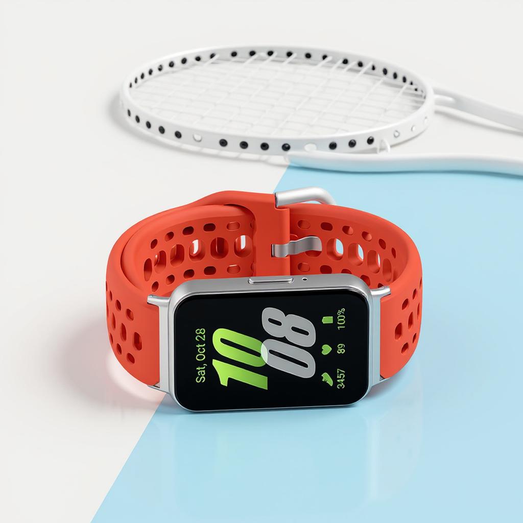 Breathable Silicone Strap For Samsung Galaxy Watch Fit 3 Elastic Sport Band For Galaxy Fit 3 Smartwatch Replacement Accessories