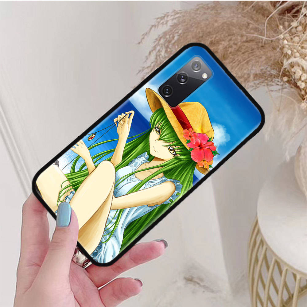 Black Case for Samsung Note 20 Lite S24 Ultra S23 A03 A05 A06 A11 A71 A15 A16 A13 A24 A25 A33 A52 A53 A50 M55 M35 Plus W-60 Code Geass