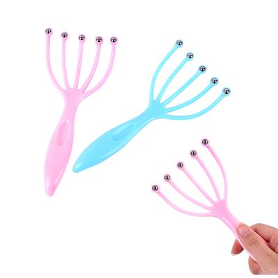 Scalp Massager Steel Ball Head Massage Relaxation Five Finger Massager For Head