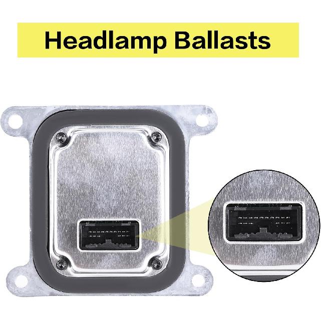 LED Headlight Module With four bolts Replacement for FB53-13B626-B Compatible with Ford Explorer 2016 2017 2018 2019 Headlight LED Module Unit