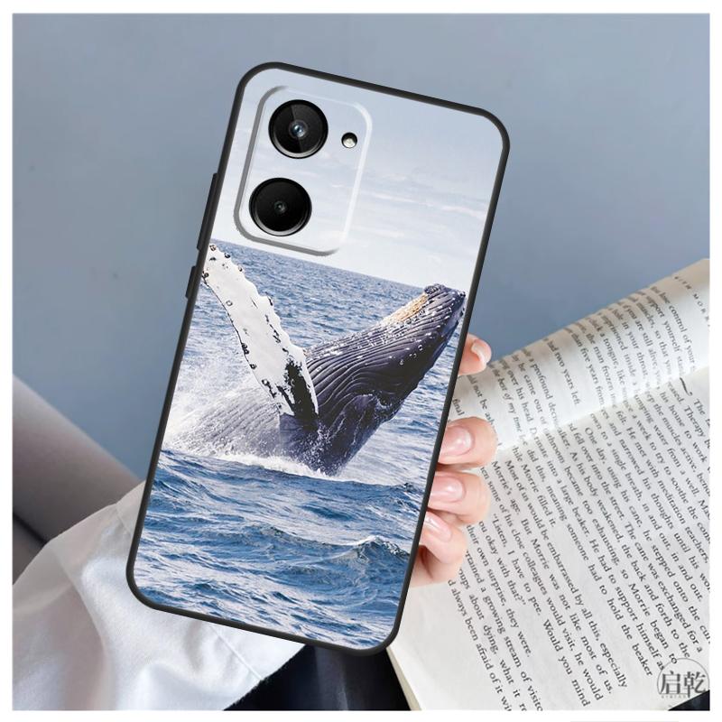 Blue Whale Case For Realme 12 11 10 9 Pro Plus GT5 GT Neo5 C21Y C25s C30 C31 C33 C35 C51 C53 C55 C67