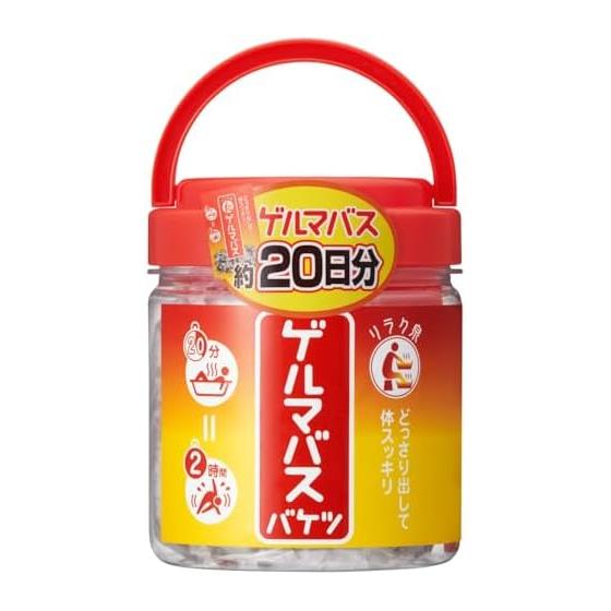 Rirakusen Germa Bath Bucket Size Original Sweat Dropper Sweating Refreshing Organic Germa Bath Salts Bath Plenty 500g