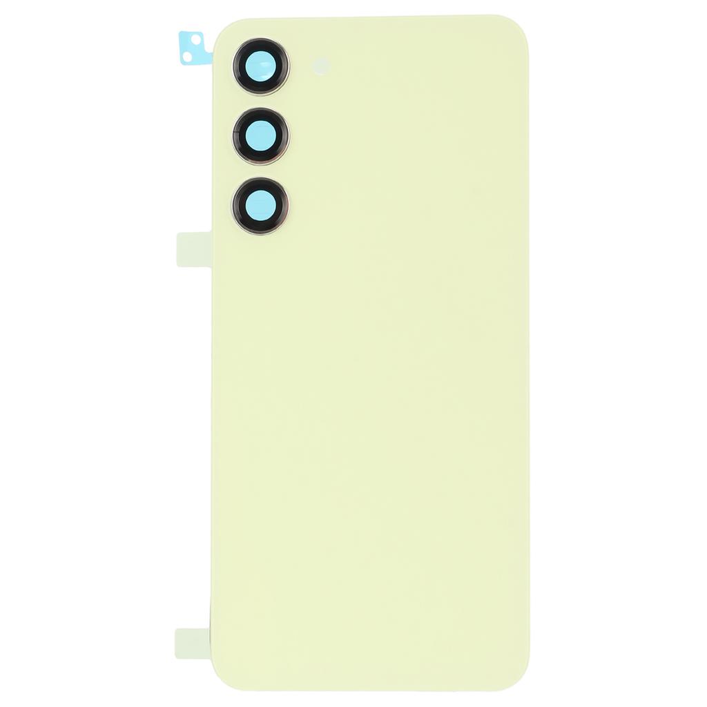 Replacement Back Glass Cover for Samsung Galaxy S23 Plus Rear Glass Panel Cover Housing Door with Pre Installed Lens